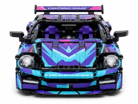 Frontal Carro Deportivo Cyberpunk para Armar – Bloques de Construcción