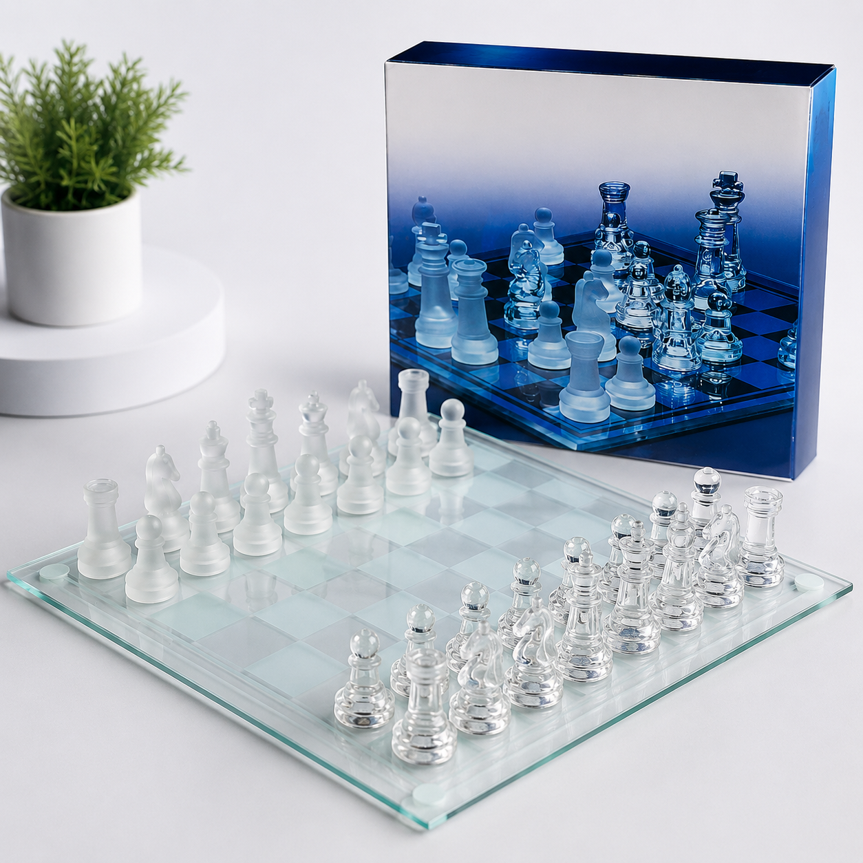 Ajedrez de Cristal Premium