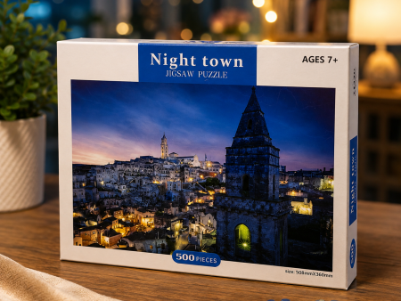 Portada ROMPECABEZAS 500 PCS CIUDAD DE NOCHE