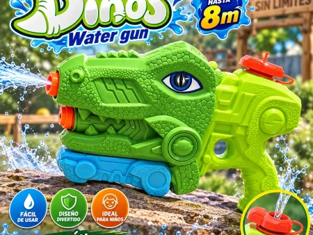 PISTOLA DE AGUA T-REX 3 BOQUILLAS
