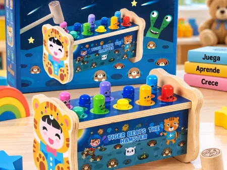 JUEGO PEGA TOPO MADERA